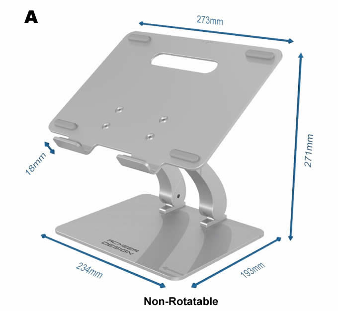 Aluminium Universal Adjustable Stand for size 12