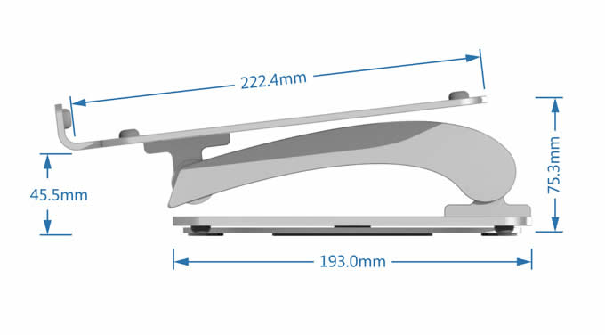 Aluminium Universal Adjustable Stand for size 12