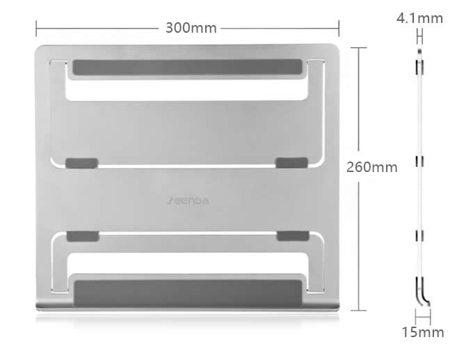 Aluminum Foldable Portable Stand for Apple MacBook PC Laptop