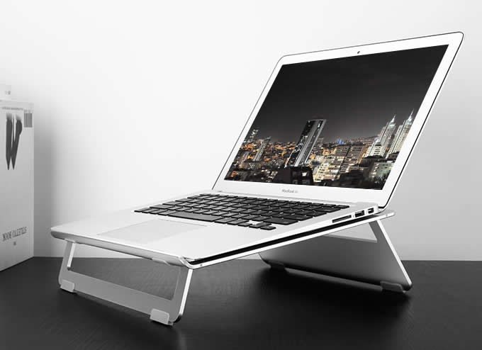 Aluminum Foldable Portable Stand for Apple MacBook PC Laptop