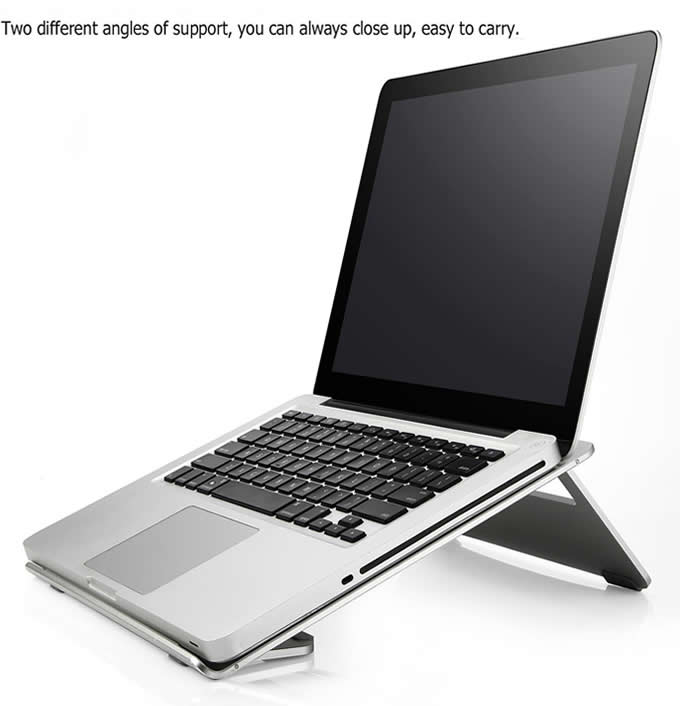 Aluminum Foldable Portable Stand for Apple MacBook PC Laptop