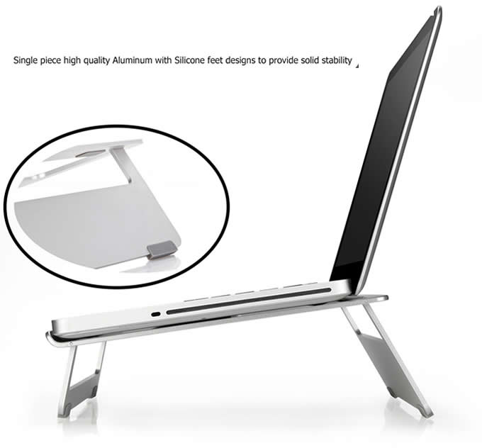 Aluminum Foldable Portable Stand for Apple MacBook PC Laptop