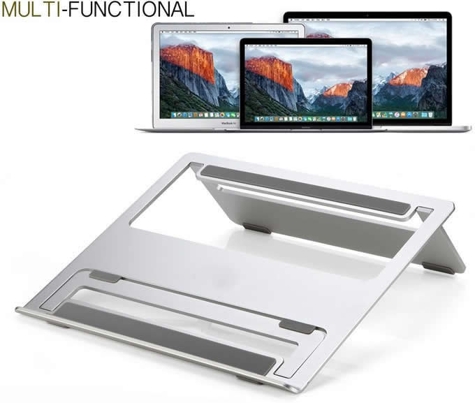 Aluminum Foldable Portable Stand for Apple MacBook PC Laptop