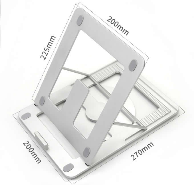  Portable  Aluminum Alloy Adjustable Laptop Tablet Stand Notebook Riser Holder  