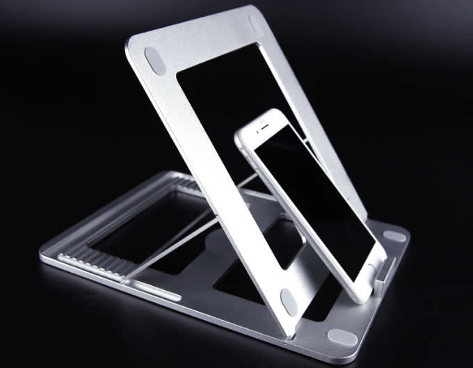  Portable  Aluminum Alloy Adjustable Laptop Tablet Stand Notebook Riser Holder  