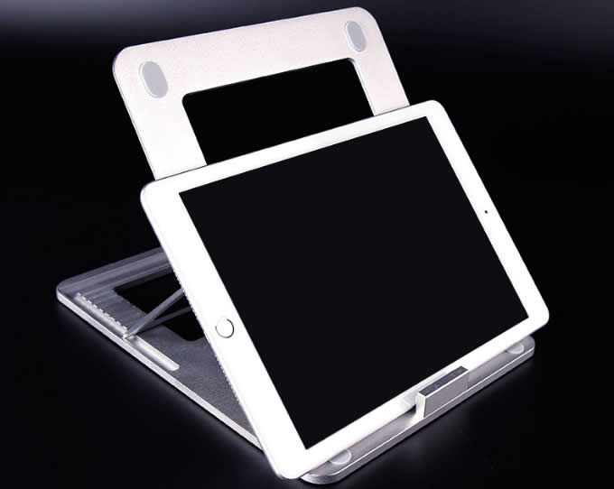  Portable  Aluminum Alloy Adjustable Laptop Tablet Stand Notebook Riser Holder  