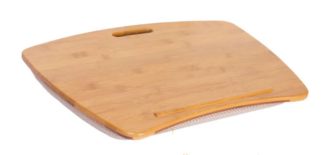 Portable Bamboo& Cushioned Macbook Mobile Lap Desk