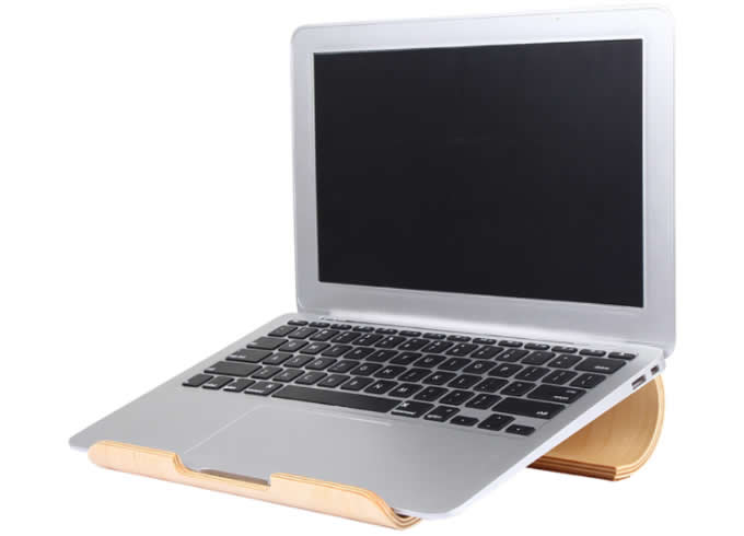    Wooden Laptop  Cooling Stand Desk   
