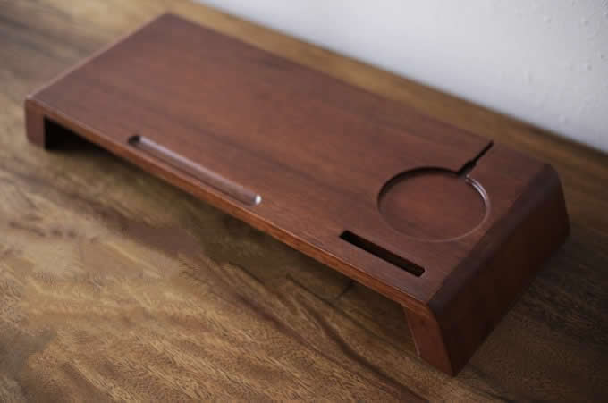  Wooden Monitor Laptop Stand Riser