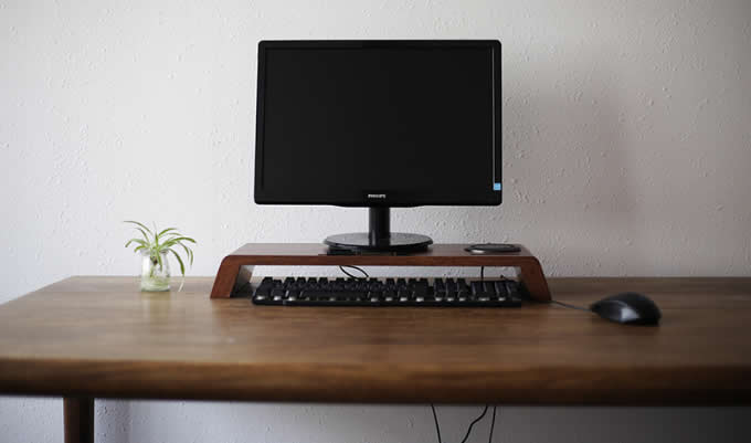  Wooden Monitor Laptop Stand Riser