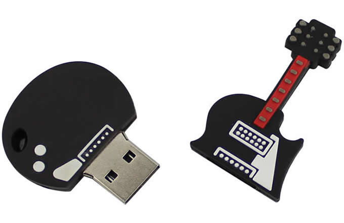  16G Guitar Shaped Usb Flash Drive