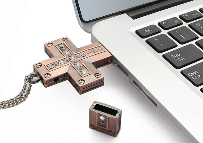  Cross  Shaped Usb Flash Drive