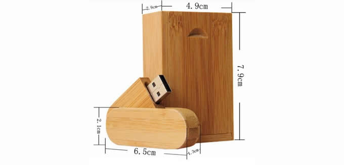 Customize Logo/Name USB3.0 32G Bamboo Wooden USB Flash drive