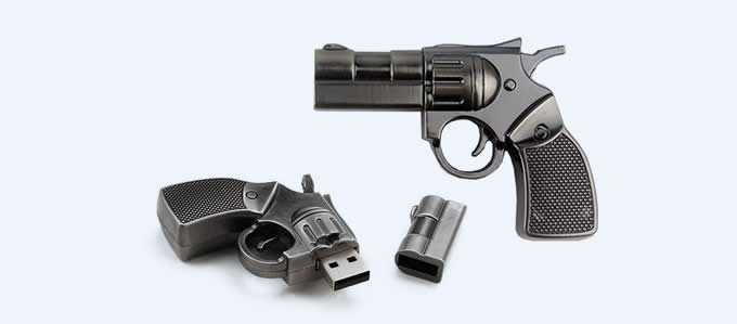    Gun USB Flash Memory Drive