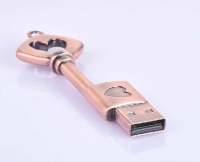  Love Heart Key Shaped Usb Flash Drive 