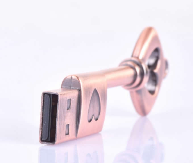  Love Heart Key Shaped Usb Flash Drive 