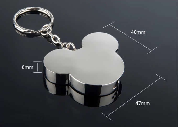   Customize Logo/Name Engrave Mickey Head Usb Flash Drive