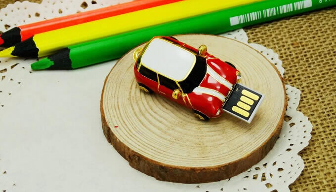   Mini Cooper Car Metal USB Flash Drive