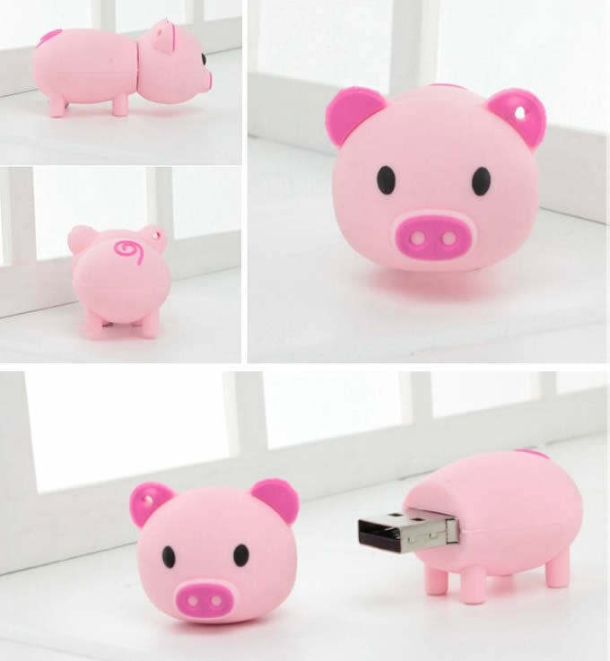  Pig Shaped USB Flash Drive