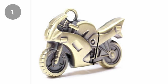   Retro Motorcycle Model Usb Flash Drive