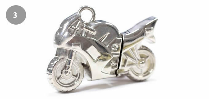   Retro Motorcycle Model Usb Flash Drive