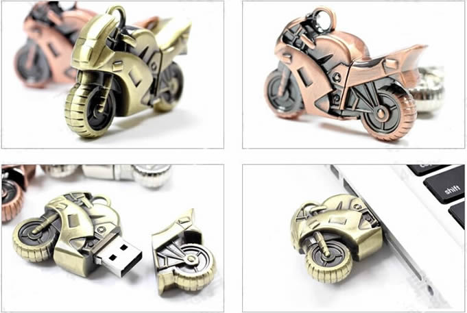   Retro Motorcycle Model Usb Flash Drive