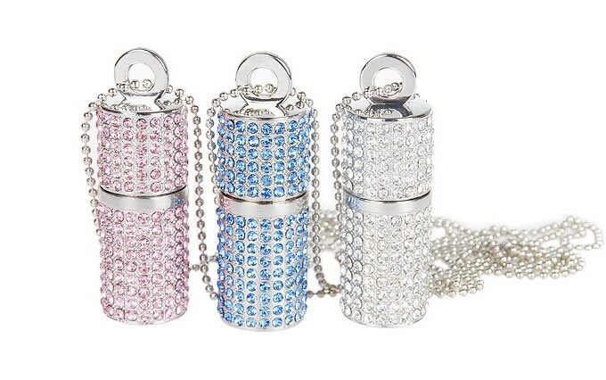 Stick Shaped Crystal  16GB USB Flash Drive