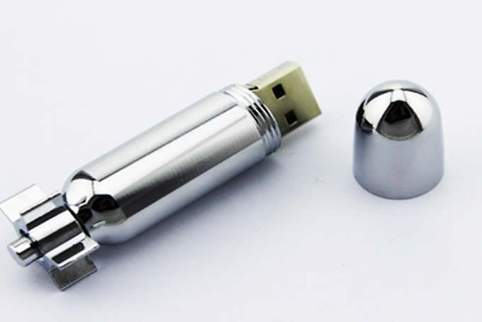 Super Speed USB 3.0 Metal  Missile Shaped USB Flash Drive