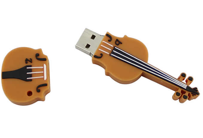   Violin Shaped  Usb Flash Drive