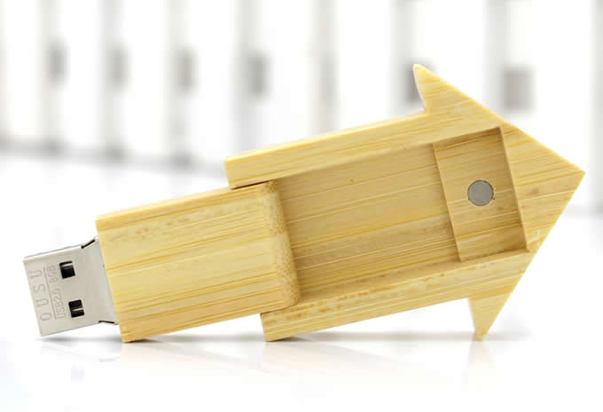   Customize Logo/Name Wooden House Shaped USB Flash drive 