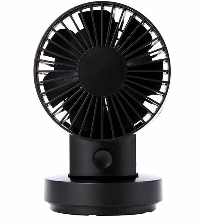 3 Speeds Dual Blades Rechargeable Desktop Cooling Fan 