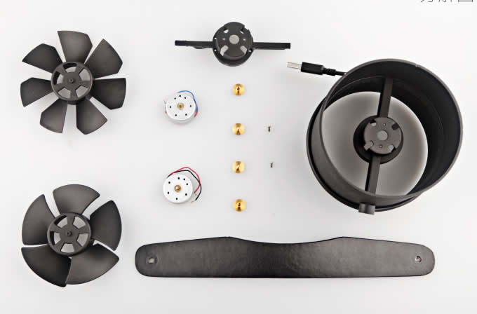 Double-blade USB Powered Portable Cooling Fan  