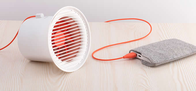 Electric USB Table Desktop Personal Small Fan