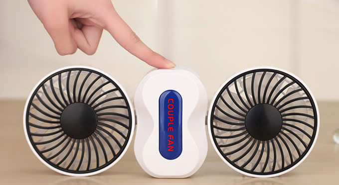 Ventilateur de Cou Portable  Rechargeable par USB - CoolGift