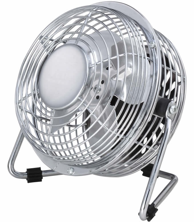 Metal USB Table Desk Personal Fan  