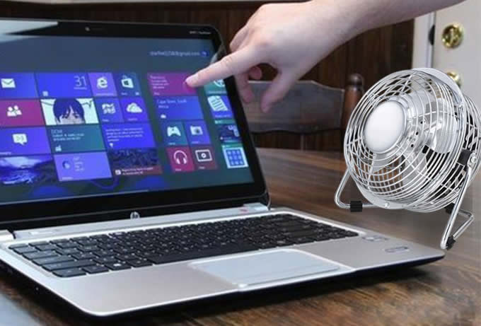 Metal USB Table Desk Personal Fan  