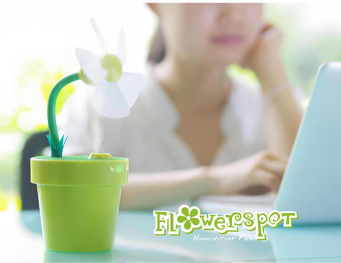 Mini USB Fan  Air Humidifier 