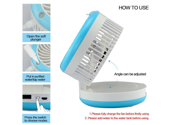 Portable Misting Personal Fan Humidifier