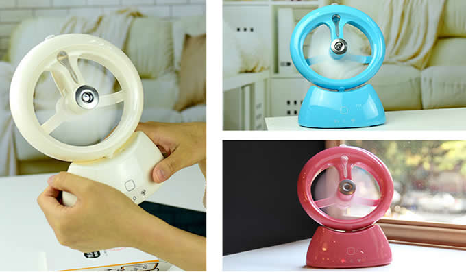 USB Desktop Portable Misting Fan Humidifier 