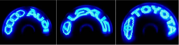 USB Programmable LED Message Fan 