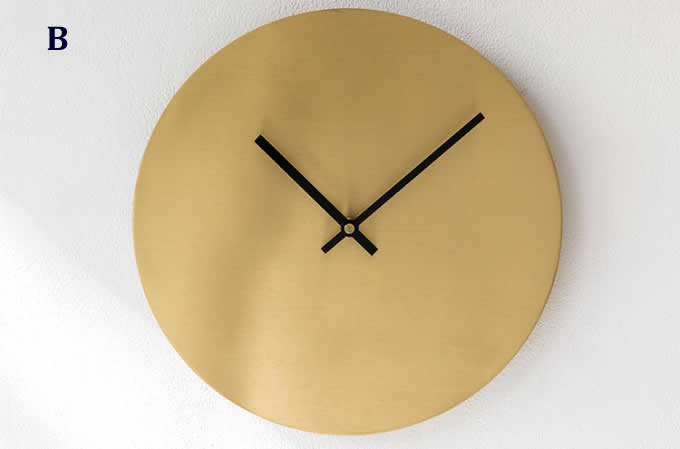 Brass Art Wall Clock