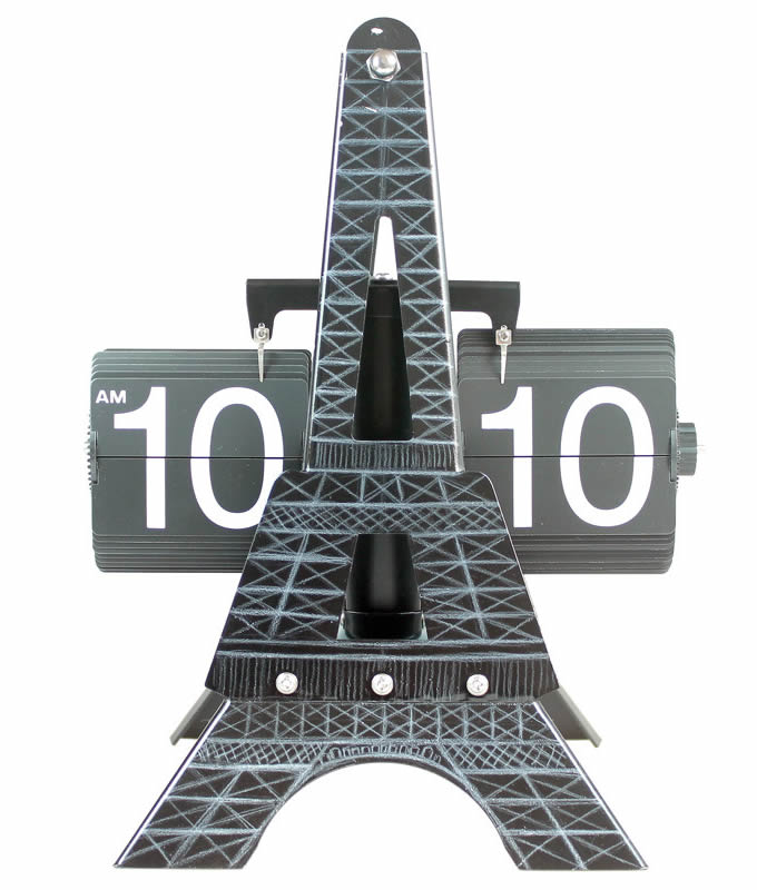 Eiffel Tower Auto Flip Clock