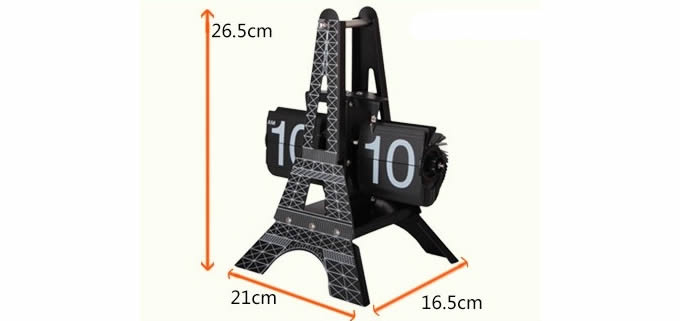 Eiffel Tower Auto Flip Clock