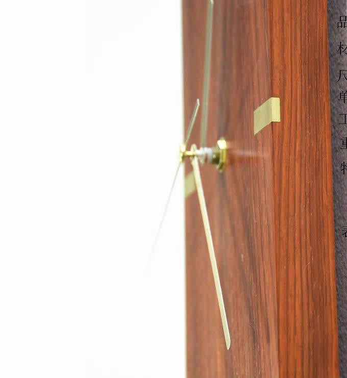 Handmade Modern Wall Clock,Red Rosewood