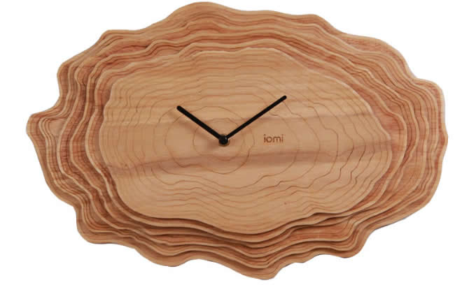 Handmade Modern  Wooden Wall Clock