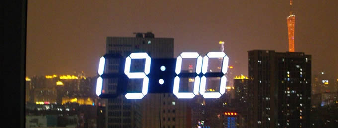 LED Digital  Wall  Clock 