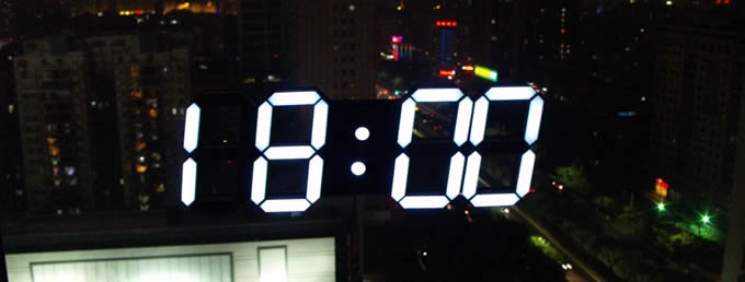 LED Digital  Wall  Clock 