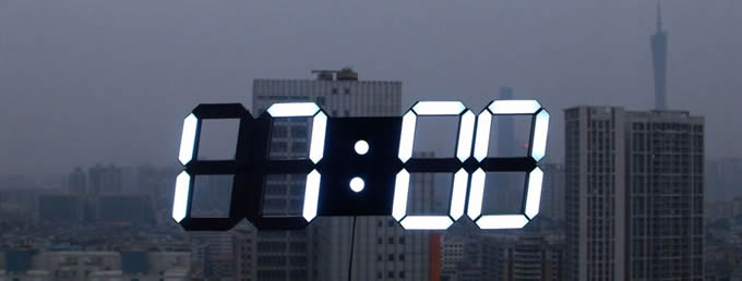 LED Digital  Wall  Clock 