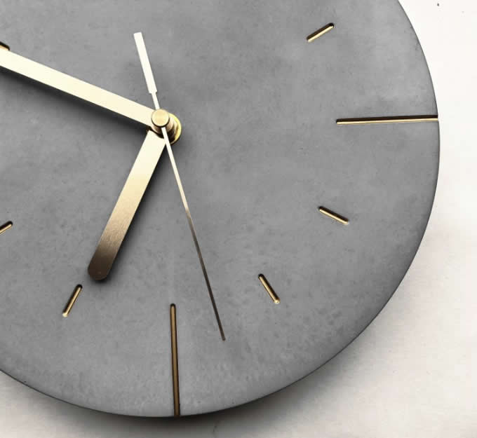  Modern Concrete Wall Clock