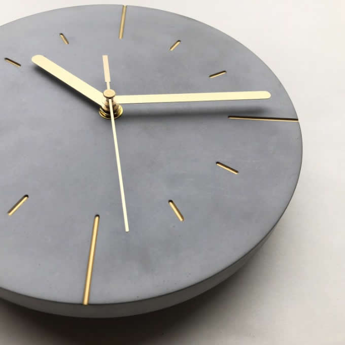  Modern Concrete Wall Clock